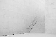 photography of white concrete stairs